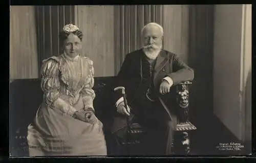 AK Grossherzogin Luise und Grossherzog Friedrich I. von Baden