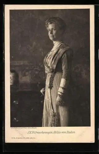 AK Grossherzogin Hilda von Baden