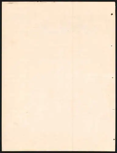 Rechnung Pfullingen 1903, Gebrüder Burkhardt, Mech. Weberei Pfullingen, Hauptwerk und Filiale Mössingen, Schutzmarke