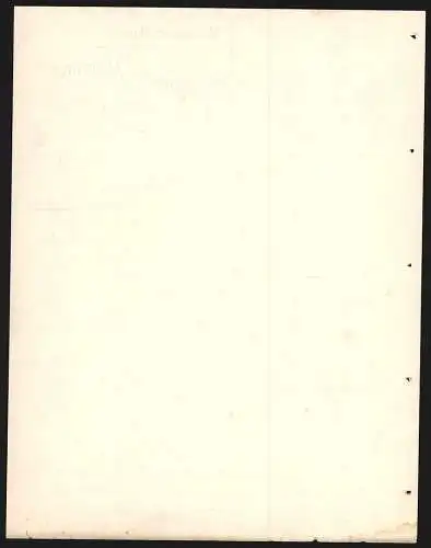 Rechnung Heilbronn a. N. 1903, Kraemer & Flammer, Mineralölraffinerie, Das Betriebsgelände mit kleinem Park