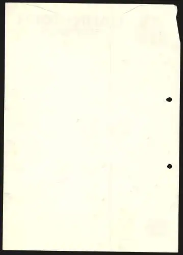 Rechnung Stuttgart 1931, Hahn & Kolb, Werkzeug- & Maschinen-Fabrik, Ansicht des Hahn & Kolb Hauses