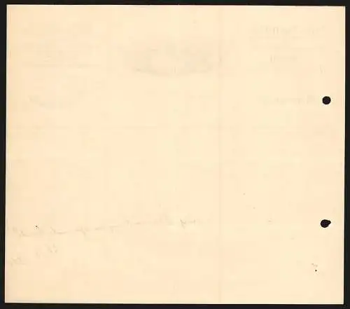 Rechnung Dissen 1922, Fritz Homann, Süssrahm-, Margarine- & Pflanzenbutterwerke, Gesamtansicht des Betriebsgeländes