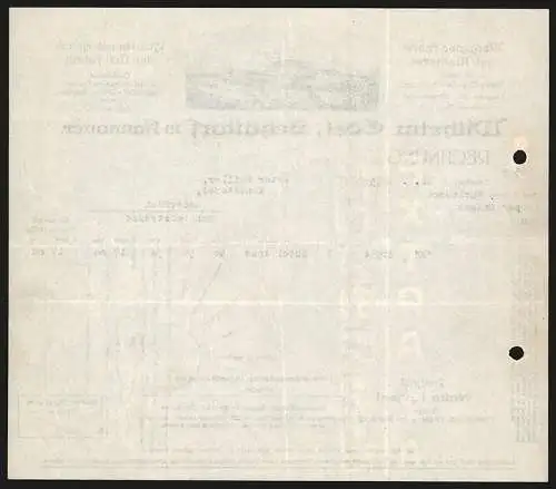 Rechnung Schüttorf 1933, Wilhelm Edel, Margarine-, Pflanzenbutter- & Oel-Fabrik, Molkerei, Betriebs-Gesamtansicht