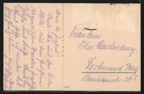 AK Emden / Ostfr., Teilansicht mit Rathaus