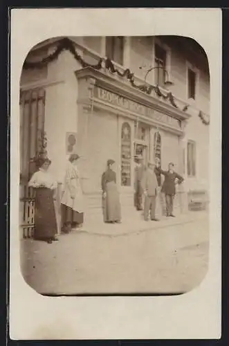 Foto-AK Wien, Ottakring, Tabak-Trafik Leopold Kock in der Wilhelminenstrasse 56