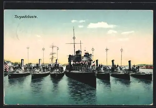 AK Torpedoboote im Hafen