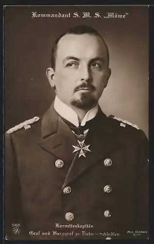 AK Korvettenkapitän Graf und Burggraf zu Dohna-Schladien, Kommandant S. M. S. Möwe