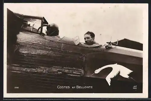 AK Costes et Bellonte, Flugzeug