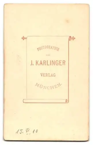 Fotografie J. Karlinger, München, Portrait Papst Leo XIII
