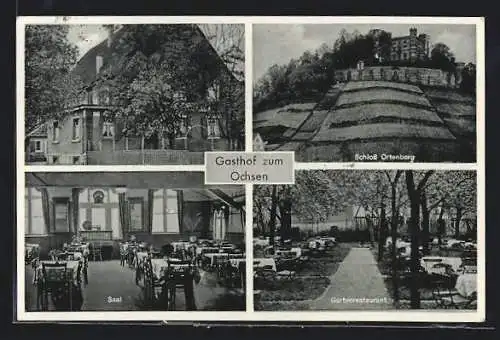 AK Ortenberg / Baden, Gasthof zum Ochsen, Schloss Ortenburg