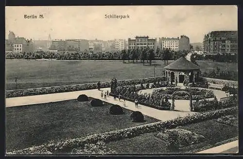 AK Berlin-Wedding, Blick über den Schillerpark