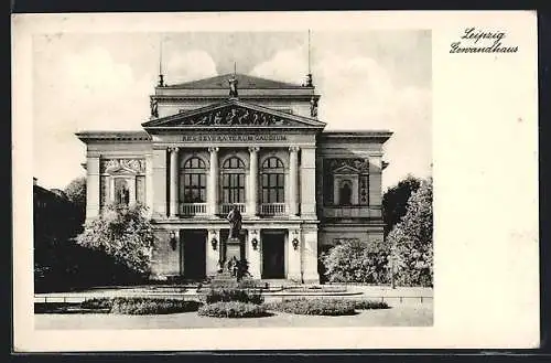 AK Leipzig, Partie am Gewandhaus