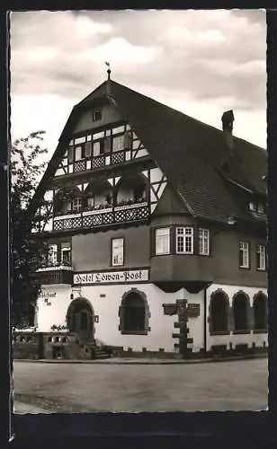 AK Alpirsbach, Blick auf das Hotel Löwen-Post