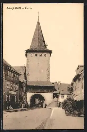 AK Gengenbach, Blick zum Obertor