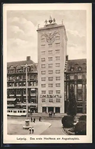 AK Leipzig, Das erste Hochhaus am Augustusplatz