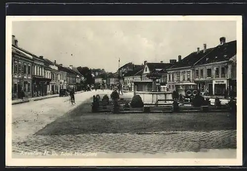 AK Amstetten, Blick über den platz