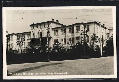 AK Wien, Baumgartnerhöhe, Villa Wienerwald