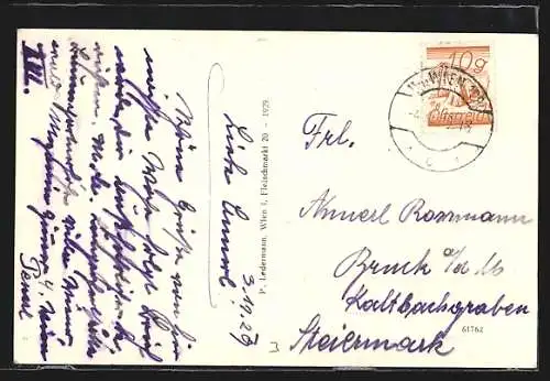 AK Wien, Baumgartnerhöhe, Villa Wienerwald