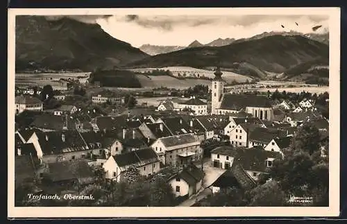 AK Trofaiach, Ortsansicht mit Kirche