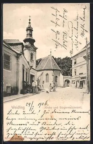 AK Weidling, Kirche und Bürgermeisteramt