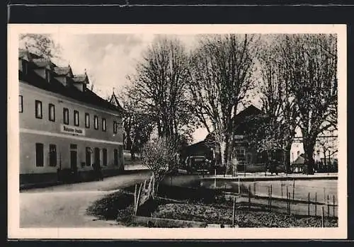 AK Pfarrkirchen, Mühlgrub mit Gasthaus Bräustüberl