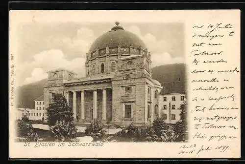 AK St. Blasien im Schwarzwald, Gebäudeansicht