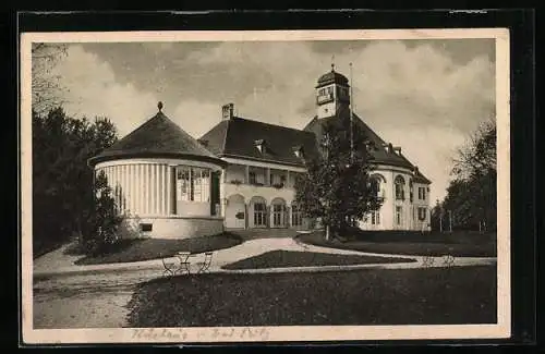 AK Bad Tölz, Neues Kurhaus mit Garten