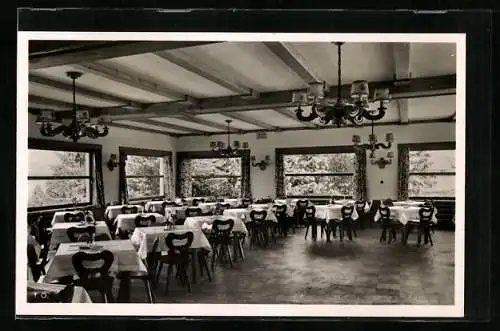 AK Bad Wiessee, Hotel-Restaurant Café Bauer und Lehrbetrieb der Bayer. Hotelfachschule