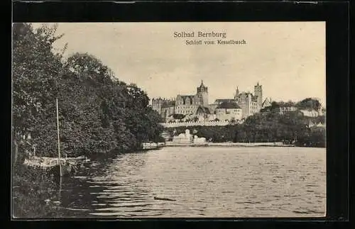 AK Bad Bernburg, Schloss vom Kesselbusch