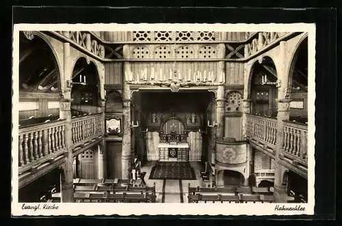 AK Hahnenklee, Evangl. Kirche, Innenansicht