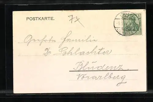 AK Köln, Ortsansicht von Deutz aus