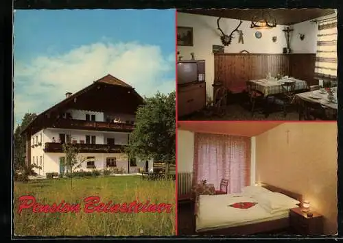 AK Strobl-Weissenbach, Die Frühstückspension Beinsteiner mit Innenansichten
