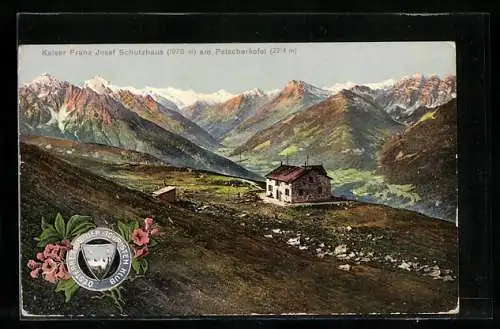 AK Kaiser Franz Josef Schutzhaus am Patscherkofel, Berghütte