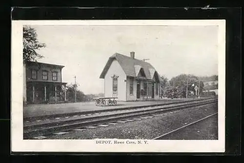 AK Depot, NY, Train station Howe Cave