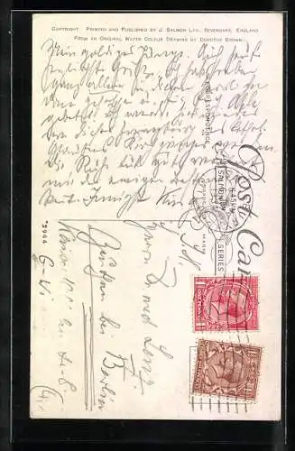 AK Salisbury, The Salisbury Spire from Canonry Garden