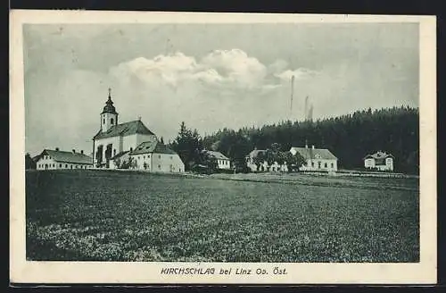 AK Kirchschlag, Teilansicht mit Kirche