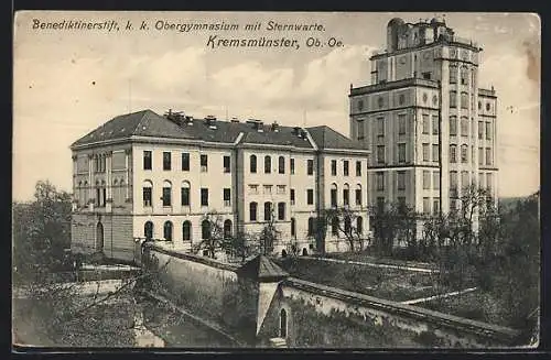 AK Kremsmünster, Benediktinerstift und Obergymnasium mit Sternwarte