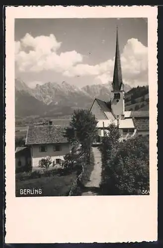 AK Gerling, Ortsansicht gegen stein. Meer