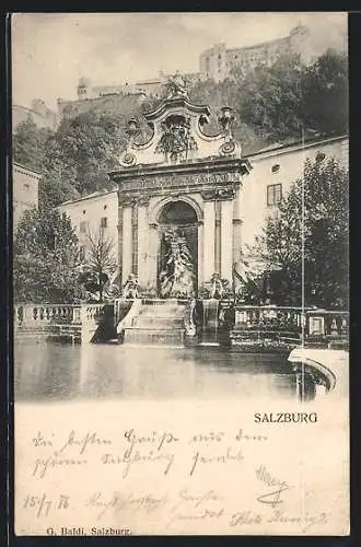 AK Salzburg, an der Pferdeschwemme