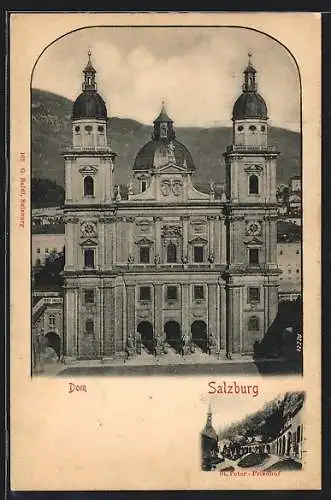 AK Salzburg, Dom und St. Peter-Friedhof