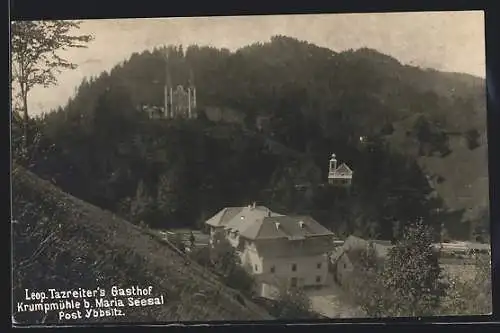 AK Maria Seesal, Leop. Tazreiter`s Gasthof Krumpmühle