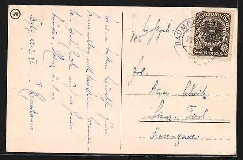 AK Baumgartenberg, Ansicht vom Kloster