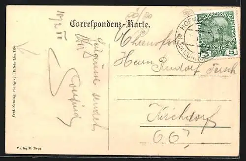 AK Hofkirchen i. Mühlkreis, Ortsansicht mit Kirche