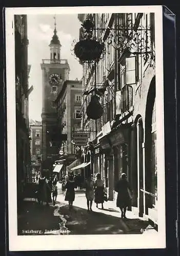 AK Salzburg, Blick in die Judengasse