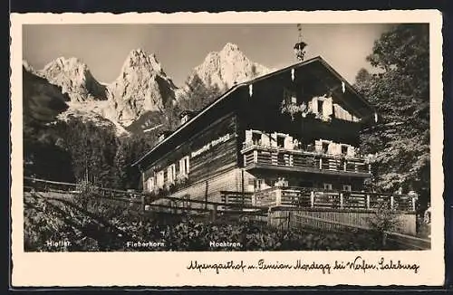 AK Werfen /Salzburg, Alpengasthof und Pension Mordegg