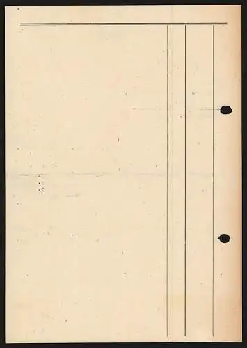 Rechnung Schwelm i. W. 1949, H. Boecker, Herdfabrik, Modellansicht der Fabrikanlage mit Transportfahrzeugen