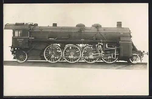 AK Dampflokomotive der Sächsischen Staatsbahnen