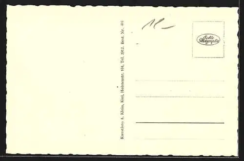 AK Kreuzer Königsberg in Fahrt