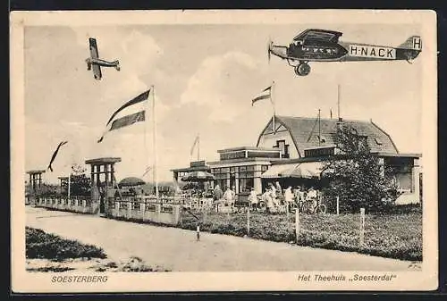 AK Soesterberg, Het Theehuis Soesterdal, Flugzeuge