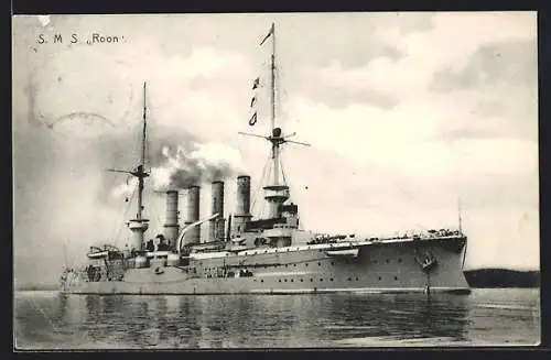 AK S. M. S. Roon im Wasser